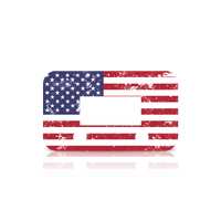 Ultimate9 EVC Faceplate: USA Flag Grunge CFUG