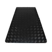 Black Chequer Plate 3mm Bonnet Protector suits Land Rover Defender Up To 2006 DA3081
