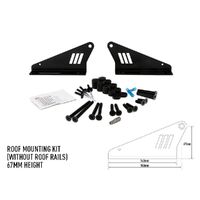 Lazer Lamps Roof Mounting Kit Defender (<2016) 67mm Height Lights 3001-DEF-67-K