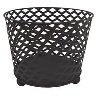 Outdoor Metal Fire Bowl Round Black Finish 38X31Cm Wildtrak CA6082