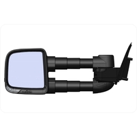 Clearview Towing Mirrors [Compact, Pair, Heat, Power-Fold, BSM, Auto Tilt, Puddle Lights, Indicators, Electric, Chrome] to Suit Toyota LandCruiser 300