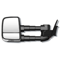 Clearview Towing Mirrors [Next Gen Heat BSM OAT Sensor Indicators Electric Black] Ford F150 XLT MY23 on