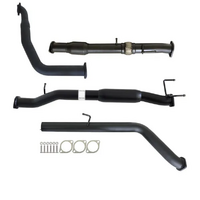 Carbon Offroad Ford Ranger Pj Pk 2.5L & 3.0L Auto 3" Turbo Back Exhaust With Cat & Hotdog FD238-HC