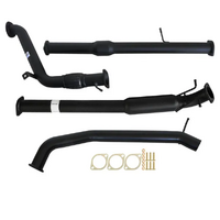 Carbon Offroad Ford Ranger Px 3.2L 9/2011 - 9/2016 3" Turbo Back Exhaust With Cat & Hotdog FD240-HC