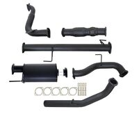 Carbon Offroad Isuzu Mu-X 3.0L 4Jj1-Tcx 2013 - 7/2018 3" Turbo Back Exhaust With Muffler & Cat IZ245-MC