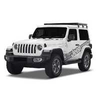 Front Runner Jeep Wrangler JL 2 Door (2018-Current) Slimline II 1/2 Roof Rack Kit / Tall KRJW033T