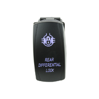 Superior Engineering Rocker Switch Rear Differential Lock Blue LED Each LJ12