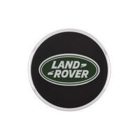 Land Rover Wheel Centre Cap Black w/ Chrome Rim & Green Logo LR094547 