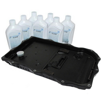 ZF Auto Transmission Fluid Change Kit for 8 SPD Discovery 4 7L Fluid + Plastic Pan LRKIT214