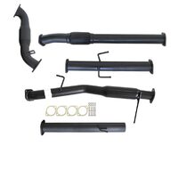 Carbon Offroad Mitsubishi Triton Ml 2.5L 4D56 06 - 09 3" Turbo Back Exhaust With Cat And Hotdog MI249-HC