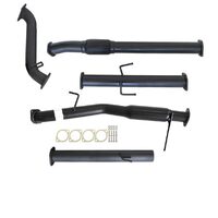 Carbon Offroad Mitsubishi Triton Ml 2.5L 4D56 06 - 09 3" Turbo Back Exhaust With Hotdog No Cat MI249-HO