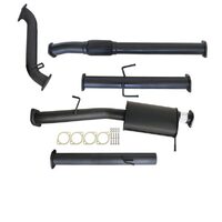 Carbon Offroad Mitsubishi Triton Ml 2.5L 4D56 06 - 09 3" Turbo Back Exhaust With Muffler No Cat MI249-MO