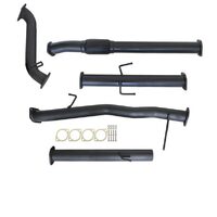 Carbon Offroad Mitsubishi Triton Ml 2.5L 4D56 06 - 09 3" Turbo Back Exhaust With Pipe Only MI249-PO