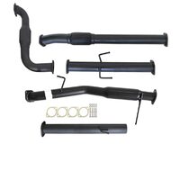 Carbon Offroad Mitsubishi Triton Mn 2.5L 4D56 Hp 7/2009 - 1/2015 3" Turbo Back Exhaust With Cat And Hotdog MI250-HC