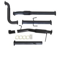 Carbon Offroad Mitsubishi Triton Mn 2.5L 4D56 Hp 7/2009 - 1/2015 3" Turbo Back Exhaust With Hotdog No Cat MI250-HO