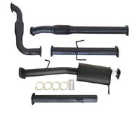 Carbon Offroad Mitsubishi Triton Mn 2.5L 4D56 Hp 7/2009 - 1/2015 3" Turbo Back Exhaust With Cat And Muffler MI250-MC