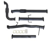 Carbon Offroad Mitsubishi Triton Mn 2.5L 4D56 Hp 7/2009 - 1/2015 3" Turbo Back Exhaust With Cat No Muffler MI250-PC