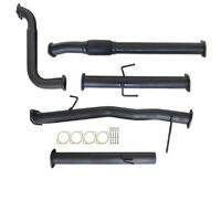 Carbon Offroad Mitsubishi Triton Mn 2.5L 4D56 Hp 7/2009 - 1/2015 3" Turbo Back Exhaust With Pipe Only MI250-PO