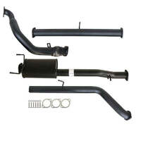 Carbon Offroad Mazda Bt-50 Un 2.5L & 3.0L 07 - 11 Manual 3" Turbo Back Exhaust With Muffler No Cat MZ247-MO