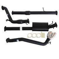 Carbon Offroad Mazda Bt-50 Up, Ur 3.2L 9/2011 - 9/2016 3" Turbo Back Exhaust With Cat & Muffler Side Exit Tailpipe MZ248-MCS