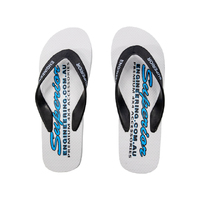 Superior Engineering Mens Double Plugger Thongs White Pair N4W-XXX