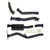 Carbon Offroad Nissan Navara D22 3.0L Zd30-T 01 - 06 3" Turbo Back Exhaust System With Muffler No Cat NI213-MO