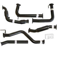 Carbon Offroad Nissan Navara D40 Manual 2.5L Yd25D 07 - 16 3" Turbo Back Exhaust With Hotdog & Cat NI219-HC