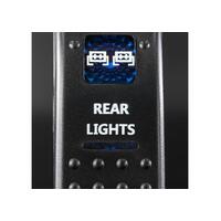 STEDI Rocker Switch for 4x4 Rear Work Lights Back Lit Blue  ROKSWCH-REAR