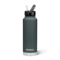 1200ml Insulated Sports Bottle - Project PARGO - BBQ Charcoal - SBT-1200-CH-05