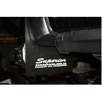 Superior Engineering Premium Mudflaps  Toyota LandCruiser 200 Series Front Pair SUP-200MUDFLAPFR