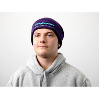 Superior Engineering Purple Beanie with Black Outline Logo Each SUP-BEANIE-PUR-BLK