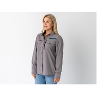 Superior Engineering Ladies Syzmik Fishing Shirt Stone Each SUP-FISH-L-STN-XXX