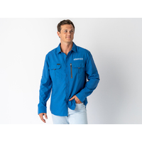 Superior Engineering Mens Syzmik Fishing Shirt Blue Each SUP-FISH-M-BLUE-XXX