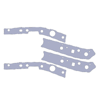 Superior Engineering Chassis Brace/Repair Plate  Ford Ranger PXI-PXII-PXIII/Mazda BT-50 Dual Cab Only Kit SUP-RANPXCHSB