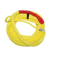 Superior Engineering Winch Rope Polyurethane Coated 10mm x 30m Hi-Vis Yellow Each SUP-SWR10-30YL