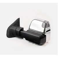 MSA 4X4 Towing Mirrors [Chrome Electric Indicators Heated BSM - One Wire With BSM] Mitsubishi Triton 2015-Current TM1105