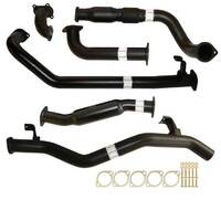 Carbon Offroad Fits Toyota Landcruiser 79 Series Hdj79R Single Cab Ute 4.2L 2001 -2007 3" Turbo Back Exhaust Cat & Hotdog TY215-HC